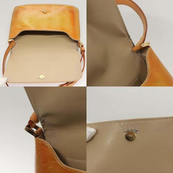 LOUIS VUITTON Monogram Vernis Thompson Street Bag Beige M91301 - Picture 11 of 13